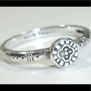 Silpada Sterling Circle Ring Sz 8